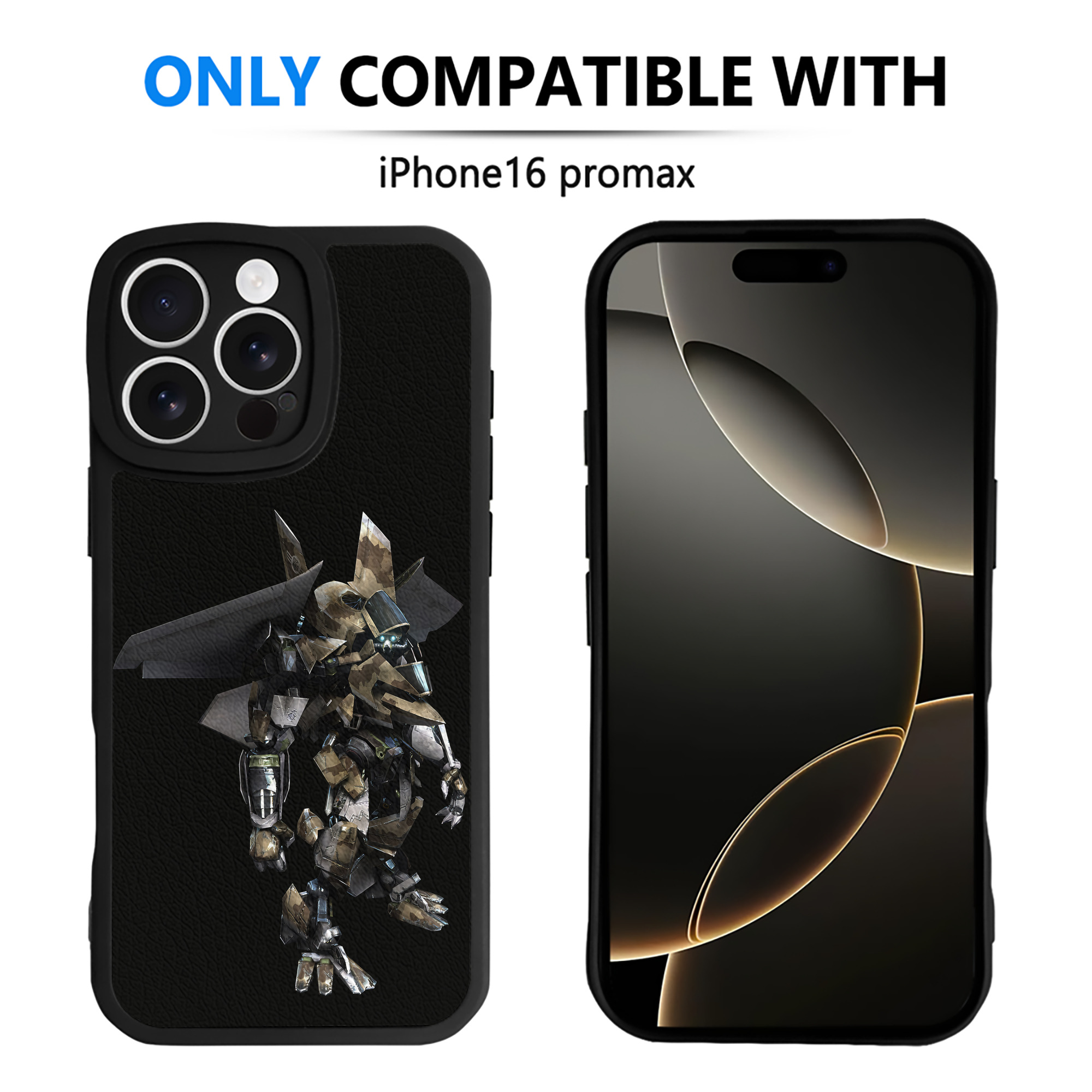 （画像用） Transformers トランスフォーマー 【iPhone 16シリーズ対応】シリコンスマホケース（レザー調） 材質：シリコン